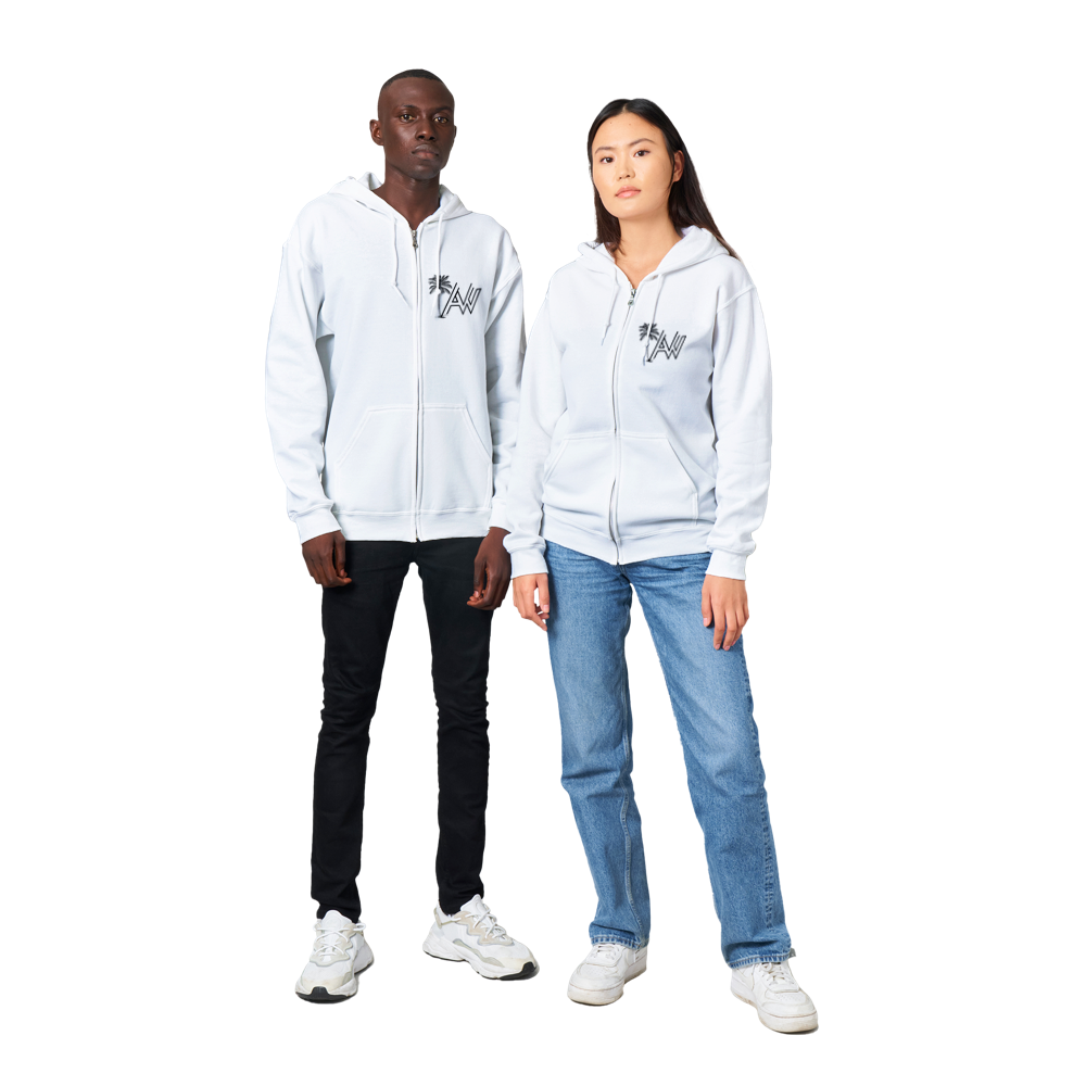 AlienWhere Unisex Zip Hoodie